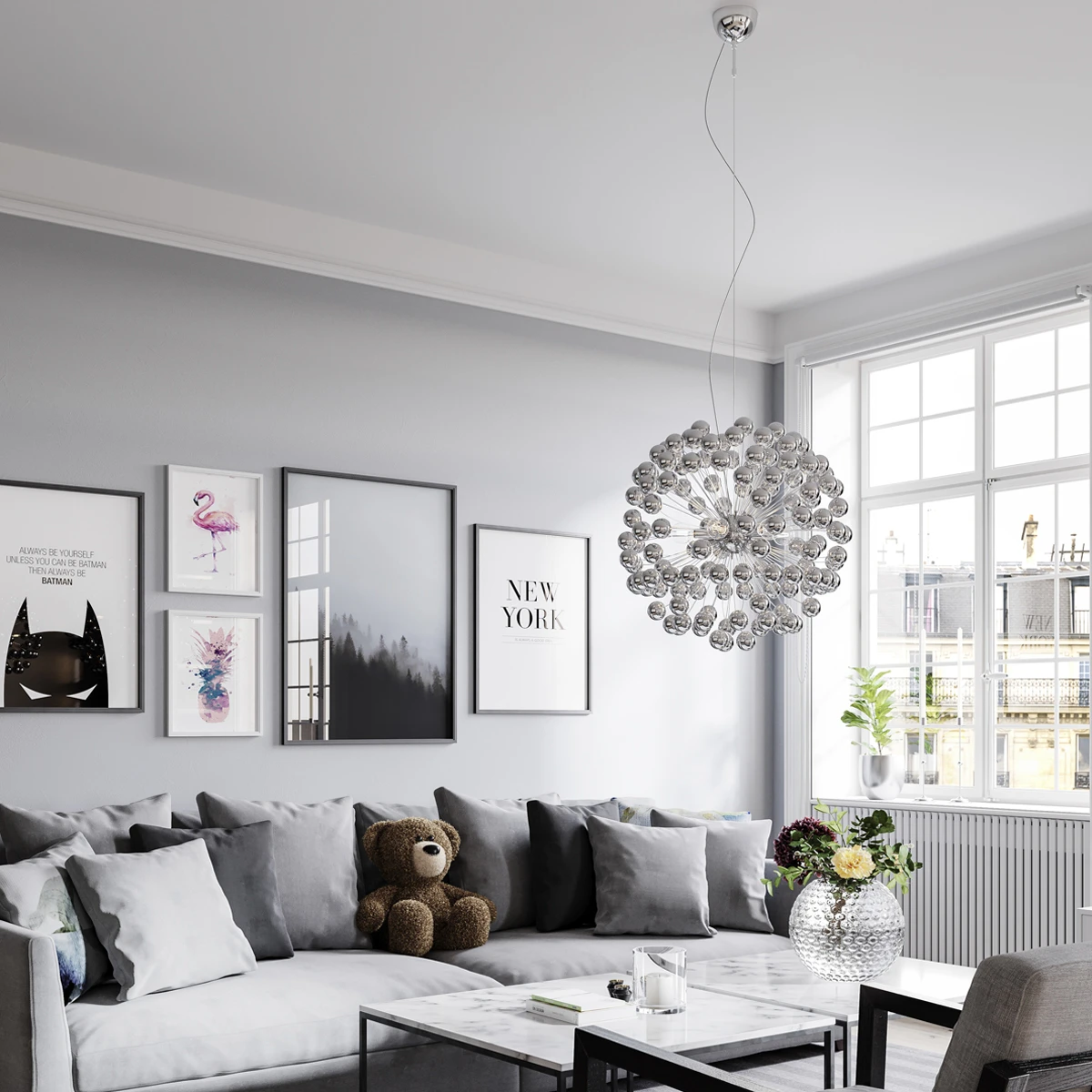 By Rydens Lámpara De Techo Carroll Ø58 Cm 3 By Rydens Lámpara De Techo Carroll Ø58 Cm - Imagen 3