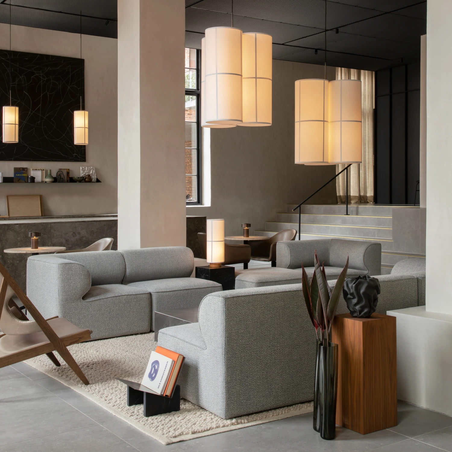 Menu Lámpara Colgante Hashira Cluster Blanco 3 Menu Lámpara Colgante Hashira Cluster Blanco - Imagen 3