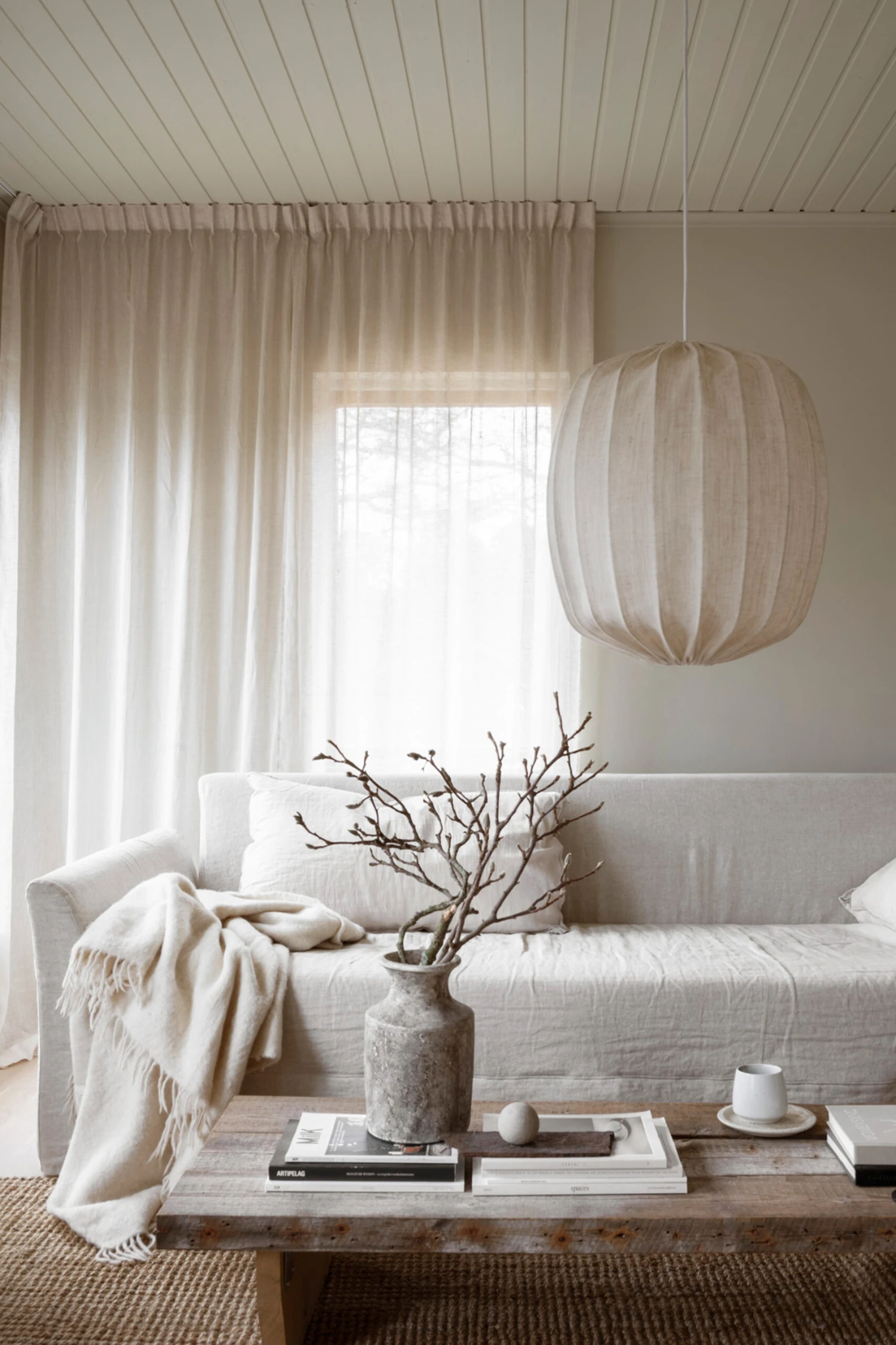 Watt & Veke Pantalla De Lámpara Prisma Ø45 Cm Lino 4 Watt & Veke Pantalla De Lámpara Prisma Ø45 Cm Lino - Imagen 4