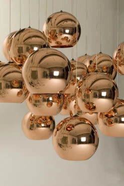 Tom Dixon Lámpara Colgante Copper Round LED Ø45 Cm -Iluminación Tienda 581661 01 71 ProductImageCollection 33616de599
